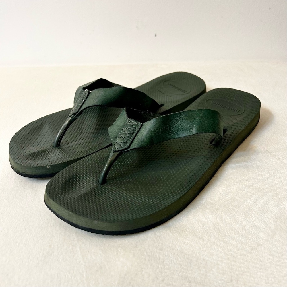 Havaianas Urban Special Sandal in Olive Green Size 13 - Picture 6 of 15